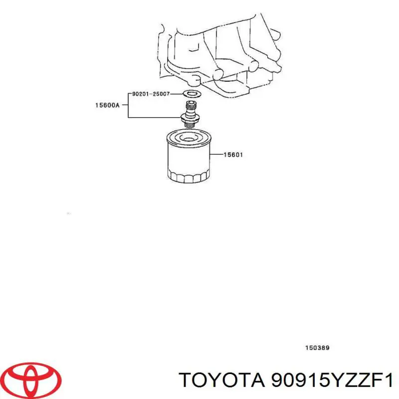 Фильтр очистки масла центробежный Toyota 90915YZZF1 цена, от 6.07 USD