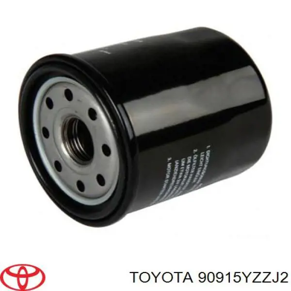 90915YZZJ2 Toyota filtro de óleo