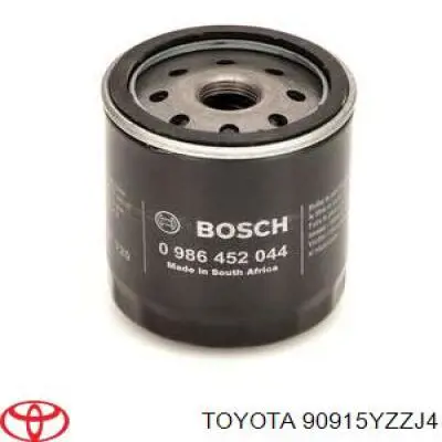 90915YZZJ4 TOYOTA Filtro de aceite original y equivalente