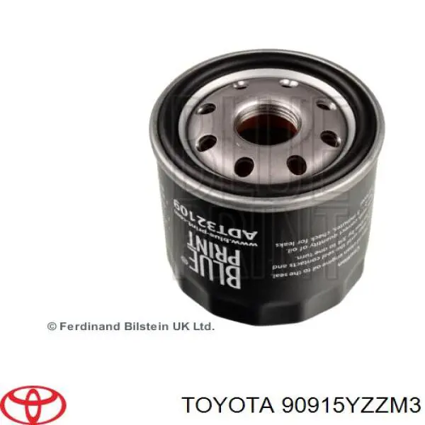 Масляный фильтр 90915YZZM3 Toyota