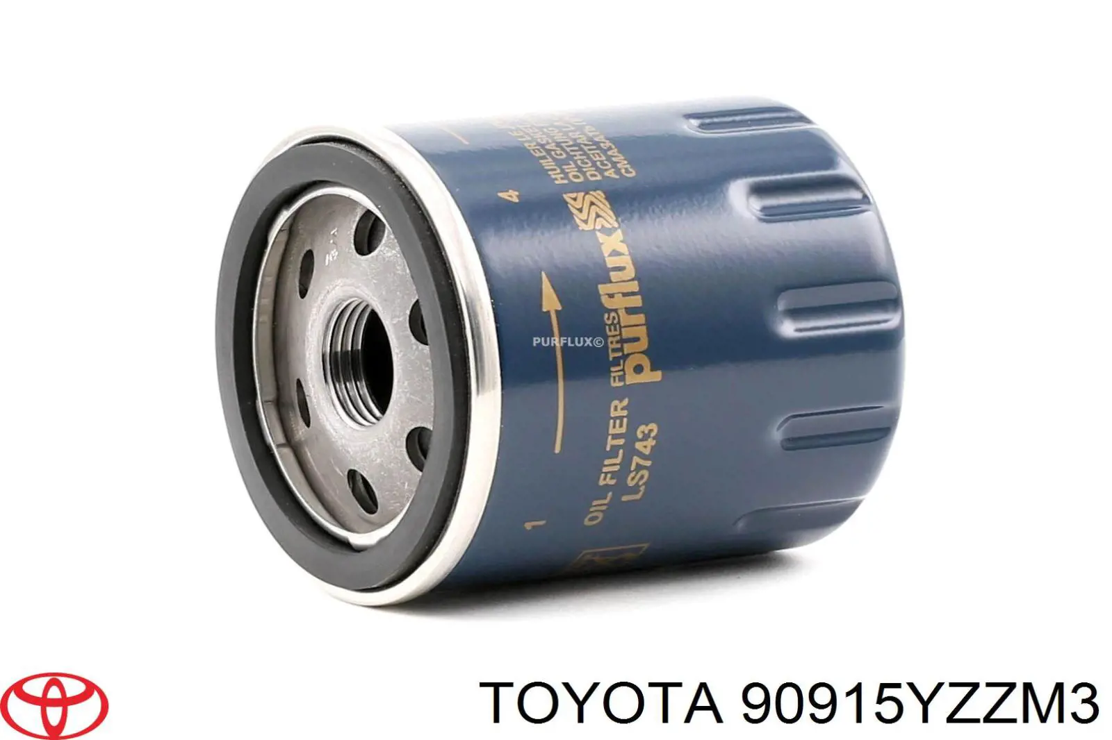 90915YZZM3 Toyota Масляный фильтр двигателя