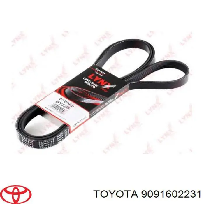 Ремень генератора 9091602231 Toyota