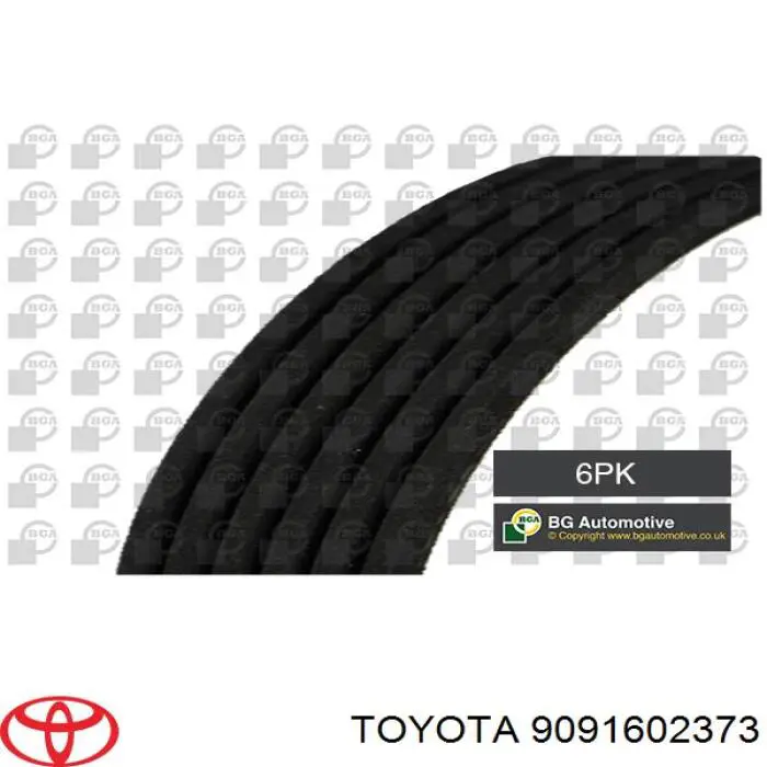 Correa trapezoidal 9091602373 Toyota