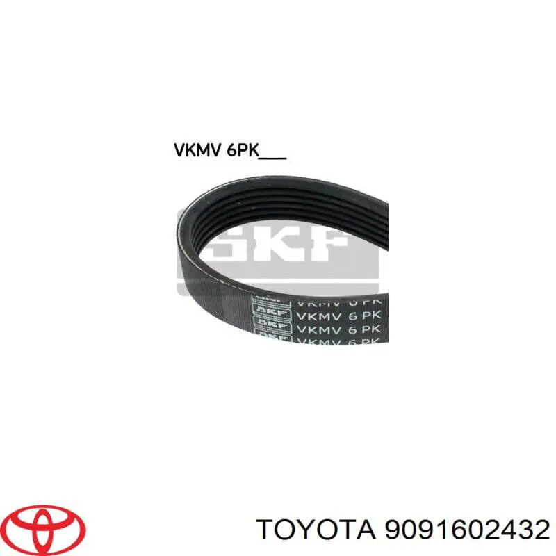 Клиновый ремень Toyota 9091602432 цена, от 13.54 USD