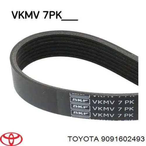 Клиновый ремень Toyota 9091602493 цена, от 19.03 USD