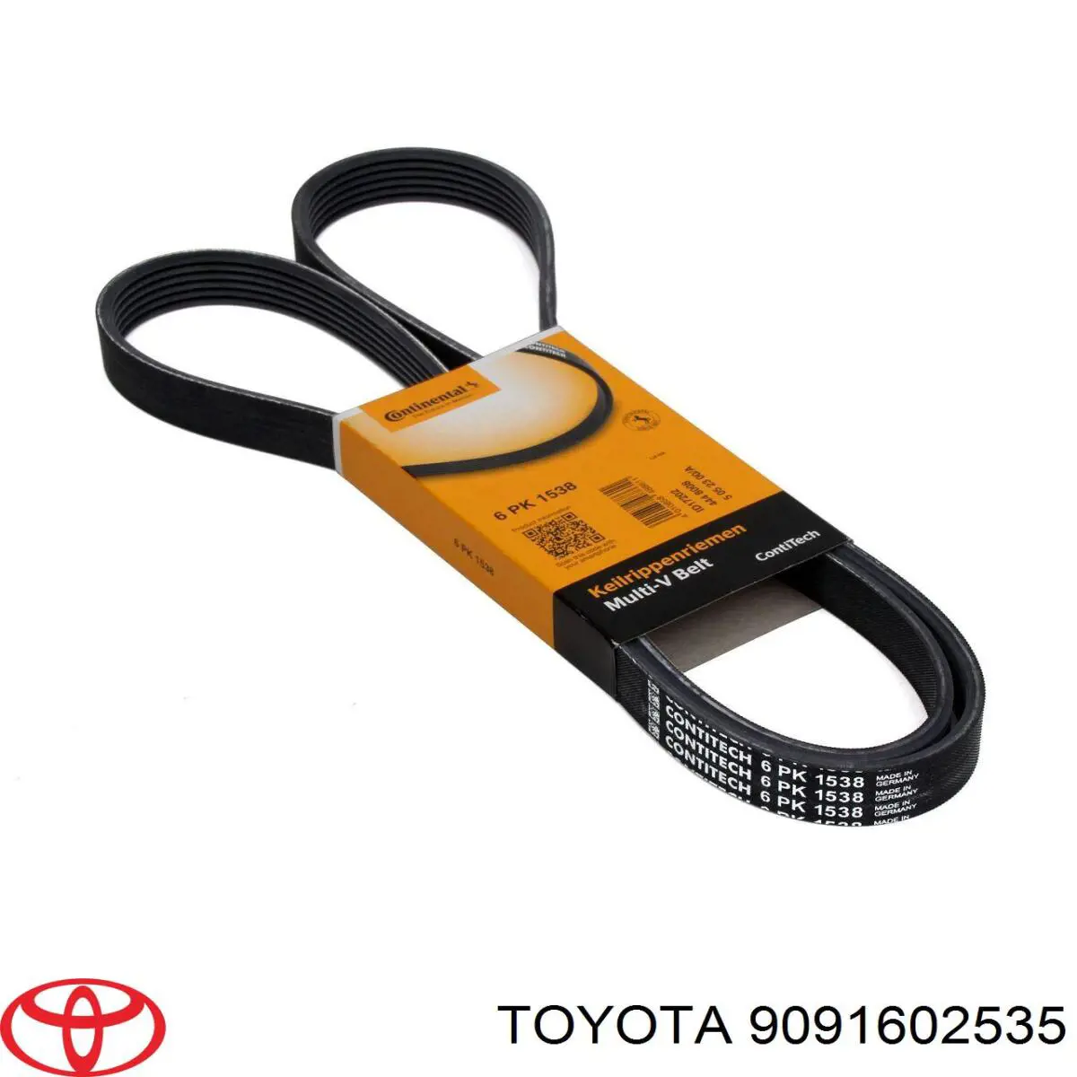 Клиновый ремень Toyota 9091602535 цена, от 17.65 USD
