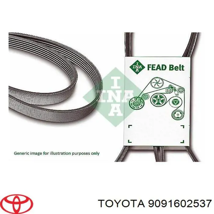 Ремень генератора 9091602537 Toyota