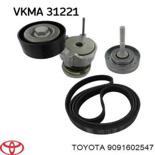 Ремень генератора 9091602547 Toyota