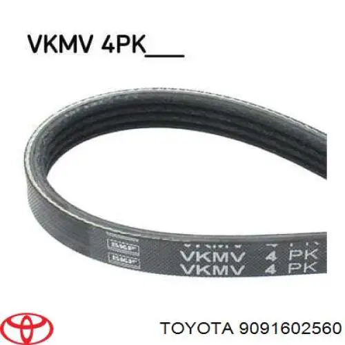 Клиновый ремень Toyota 9091602560 цена, от 12.61 USD