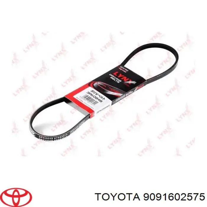 Correa trapezoidal 9091602575 Toyota