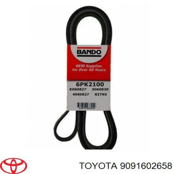 Correa trapezoidal 9091602658 Toyota/Lexus