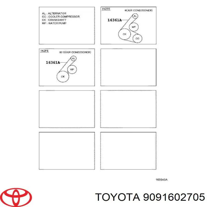 9091602705 Toyota