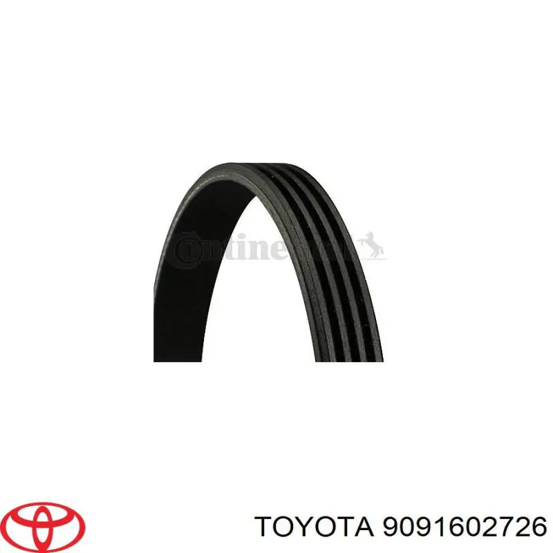 9091602726 Toyota Поликлиновый ремень