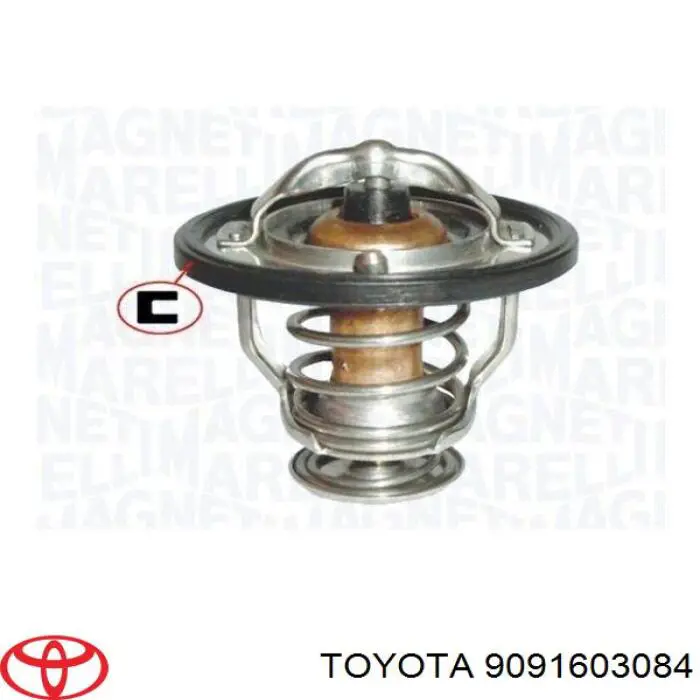 Термостат в корпусе Toyota 9091603084 цена, от 17.20 USD
