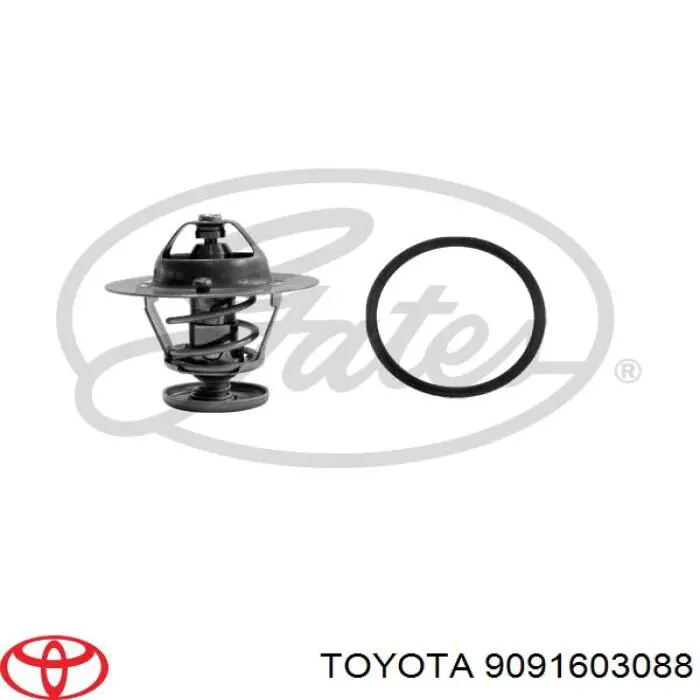 Termostato, refrigerante 9091603088 Toyota