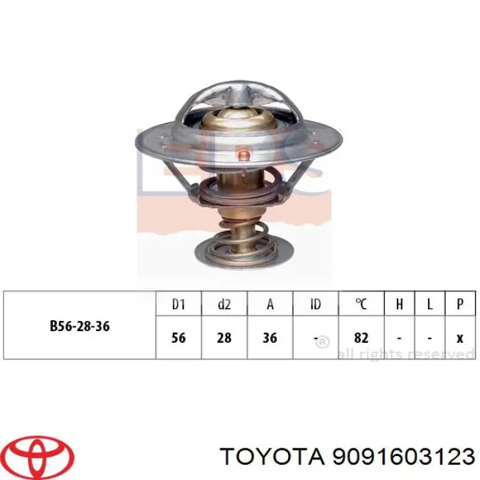 9091603123 Toyota