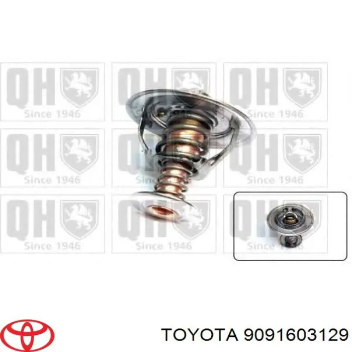 Термостат в сборе Toyota 9091603129