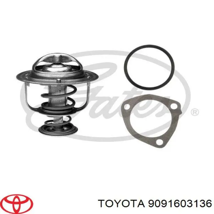 Термостат 9091603136 Toyota