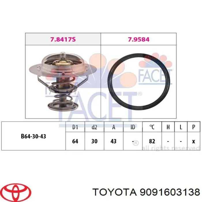 9091603138 Toyota