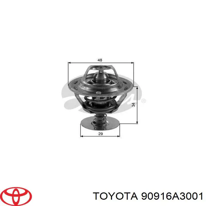 Купить 90916A3001 Toyota Автомобильный термостат
