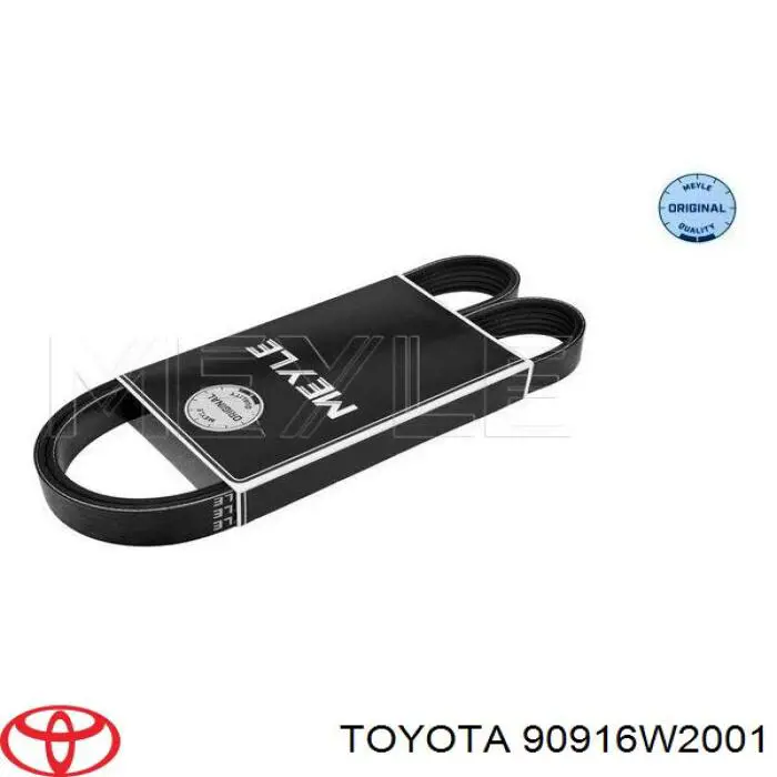 Купить 90916W2001 Toyota Ремень генератора