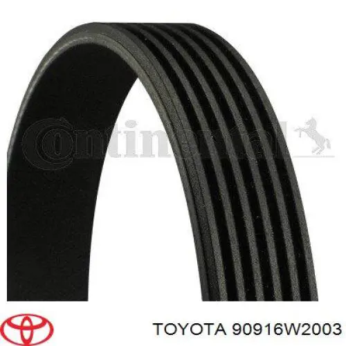 90916W2003 Toyota Поликлиновый ремень