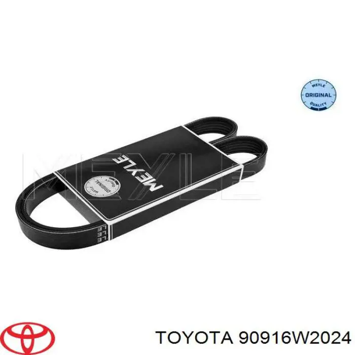 Купить 90916W2024 Toyota Ремень генератора