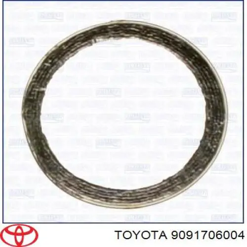 9091706004 Toyota прокладка приемной трубы глушителя