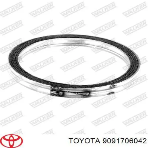 Купить 9091706042 Toyota Прокладка приемной трубы