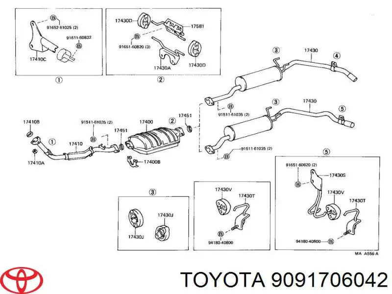 9091706042 Toyota