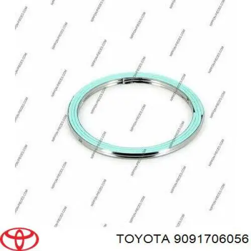 Купить 9091706056 Toyota Прокладка приемной трубы