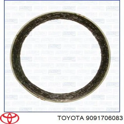 Прокладка приемной трубы глушителя Toyota 9091706083