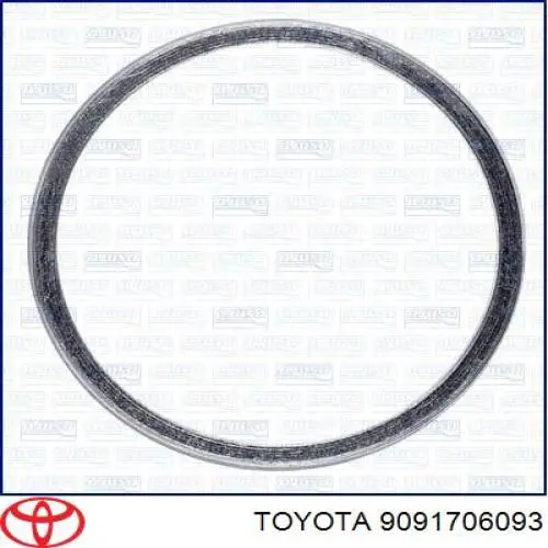 9091706093 Toyota anel de tubo de admissão do silenciador