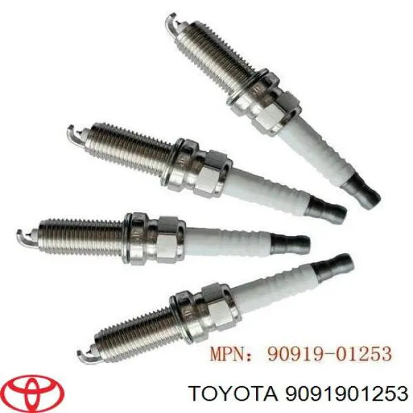 Vela de ignição 9091901253 Toyota