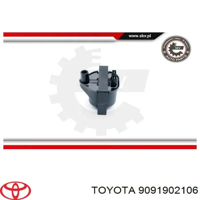 Катушка зажигания 9091902106 Toyota
