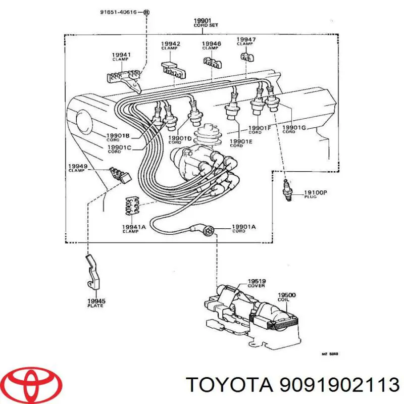 9091902113 Toyota 