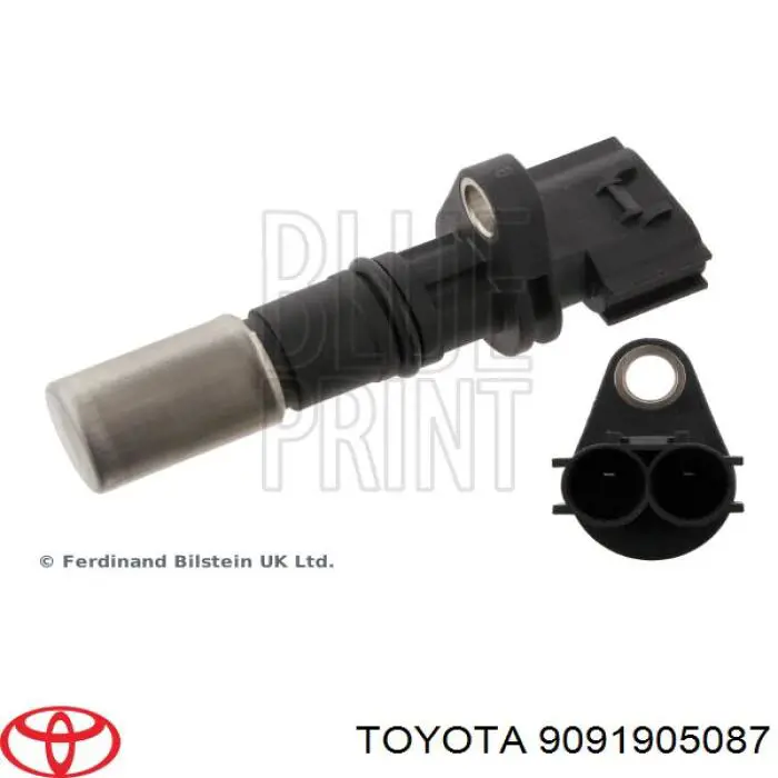 Sensor de posición del cigüeñal 9091905087 Toyota