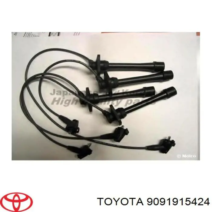 9091915424 Toyota fios de alta voltagem, kit