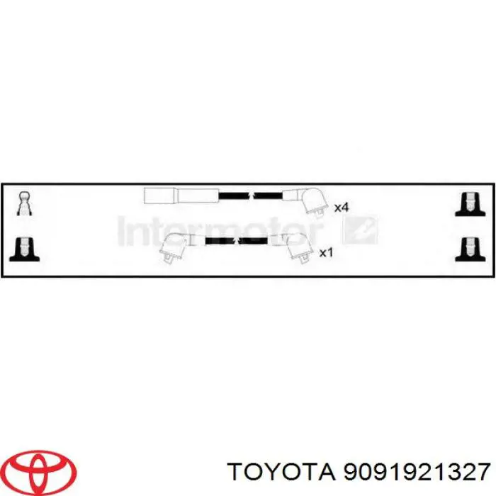 9091921327 Toyota высоковольтные провода