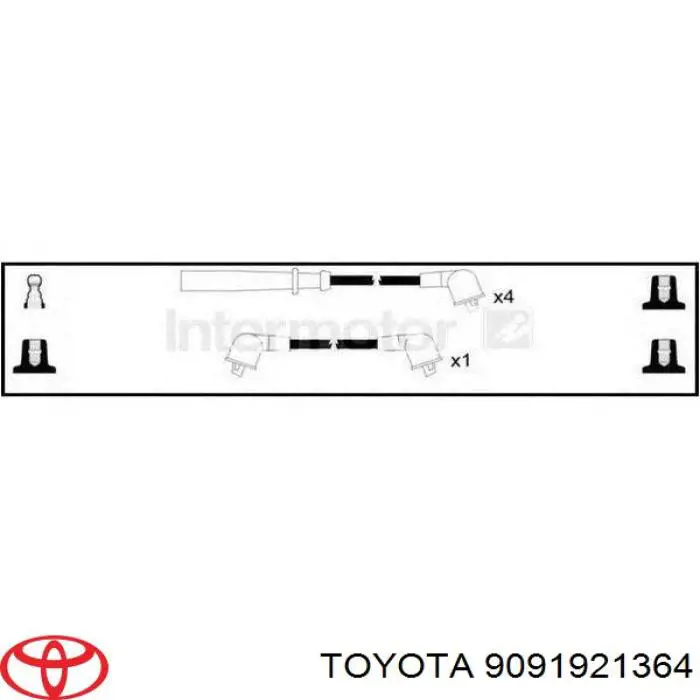 Высоковольтные провода 9091921364 Toyota