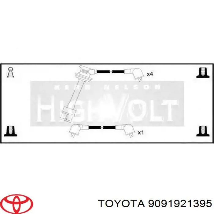 Высоковольтные провода 9091921395 Toyota