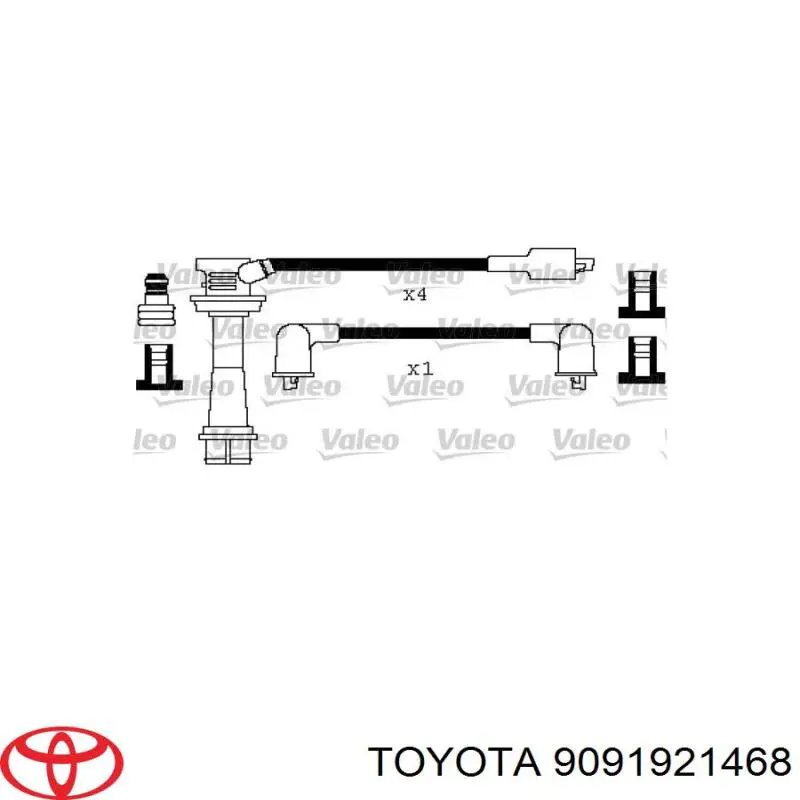 Провода зажигания Toyota 9091921468 цена, от 61.74 USD