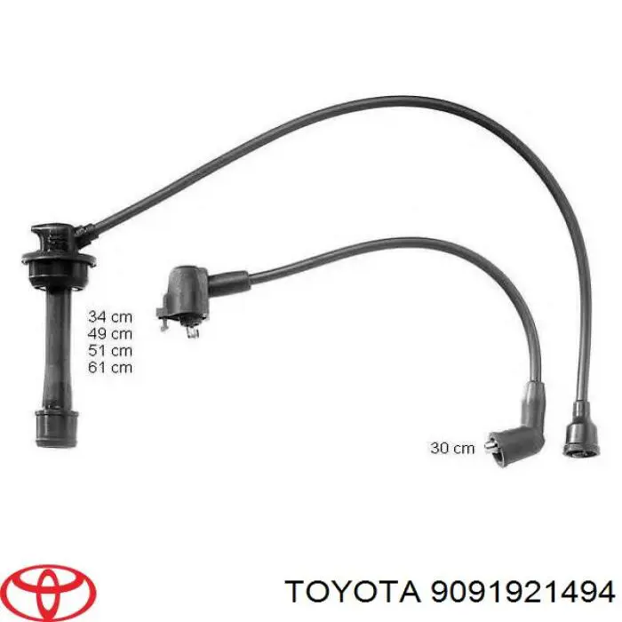 Купить 9091921494 Toyota Провода высокого напряжения