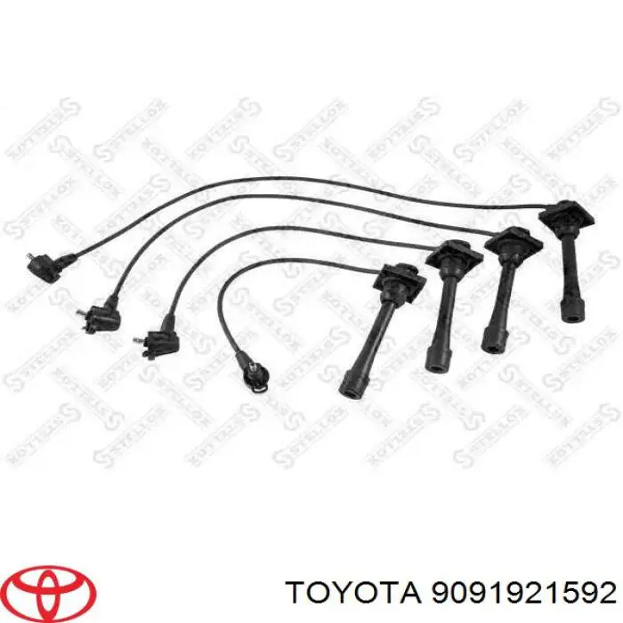 9091921592 Toyota fios de alta voltagem, kit