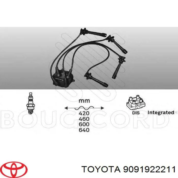 Высоковольтные провода ENT910032 Engitech