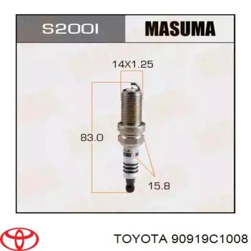90919C1008 Toyota Свечи зажигания