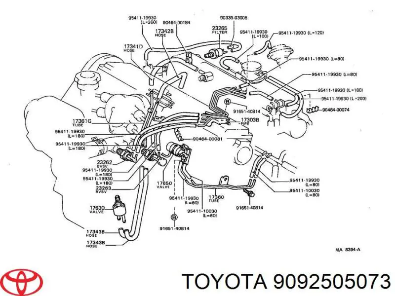 9092505073 Toyota 