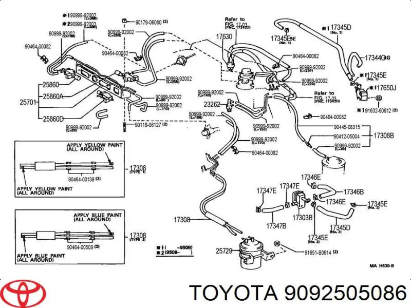 9092505086 Toyota 