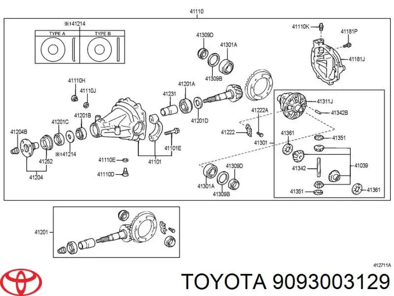  9093003129 Toyota