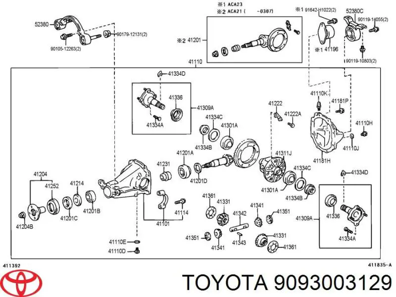  Toyota 9093003129 цена, от 17.06 USD